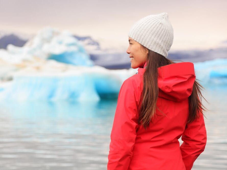 Femme en Islande