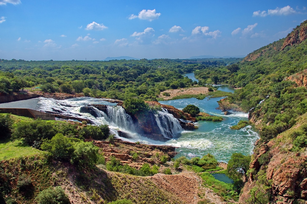 Cascade de la rivière Crocodile, Afrique du Sud