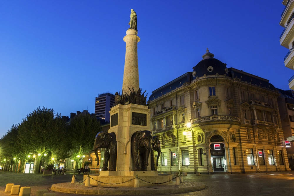 Chambéry la nuit