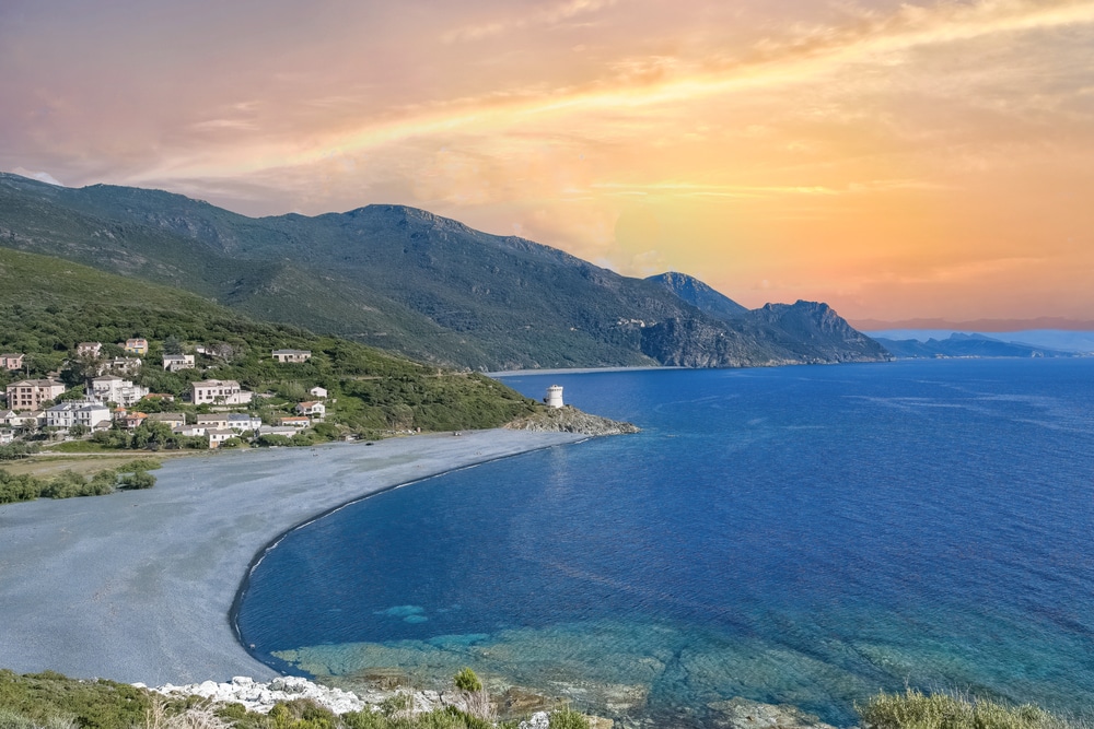 Corse, plage de Nonza
