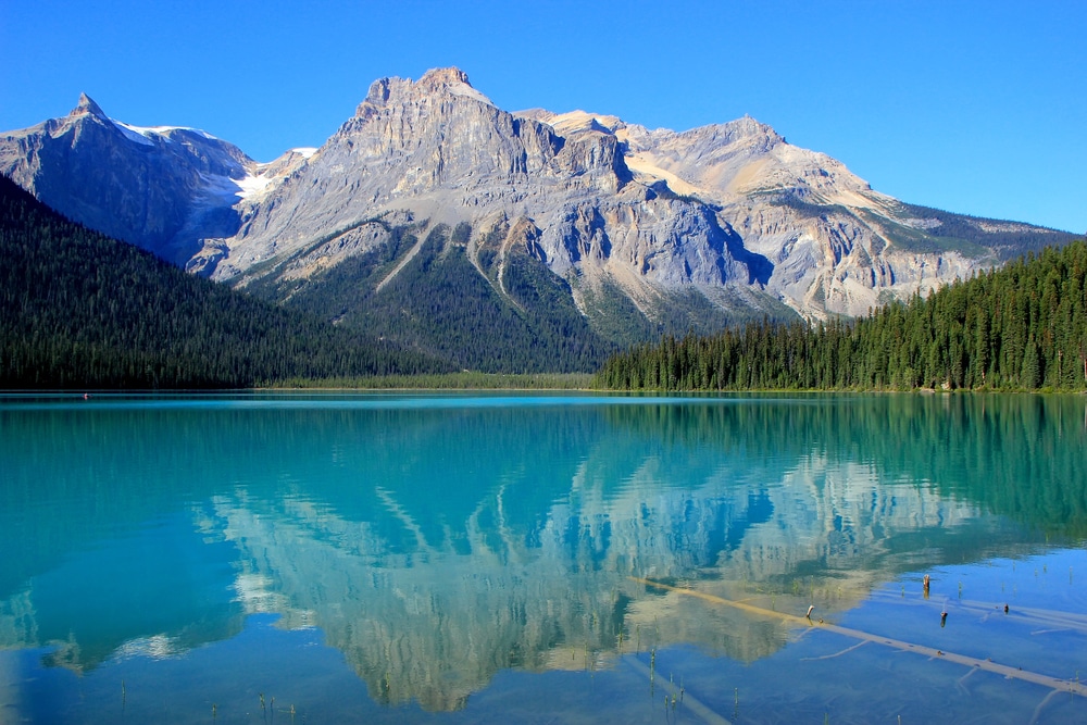 Lac Émeraude, parc national Yoho, Colombie-Britannique, Canada