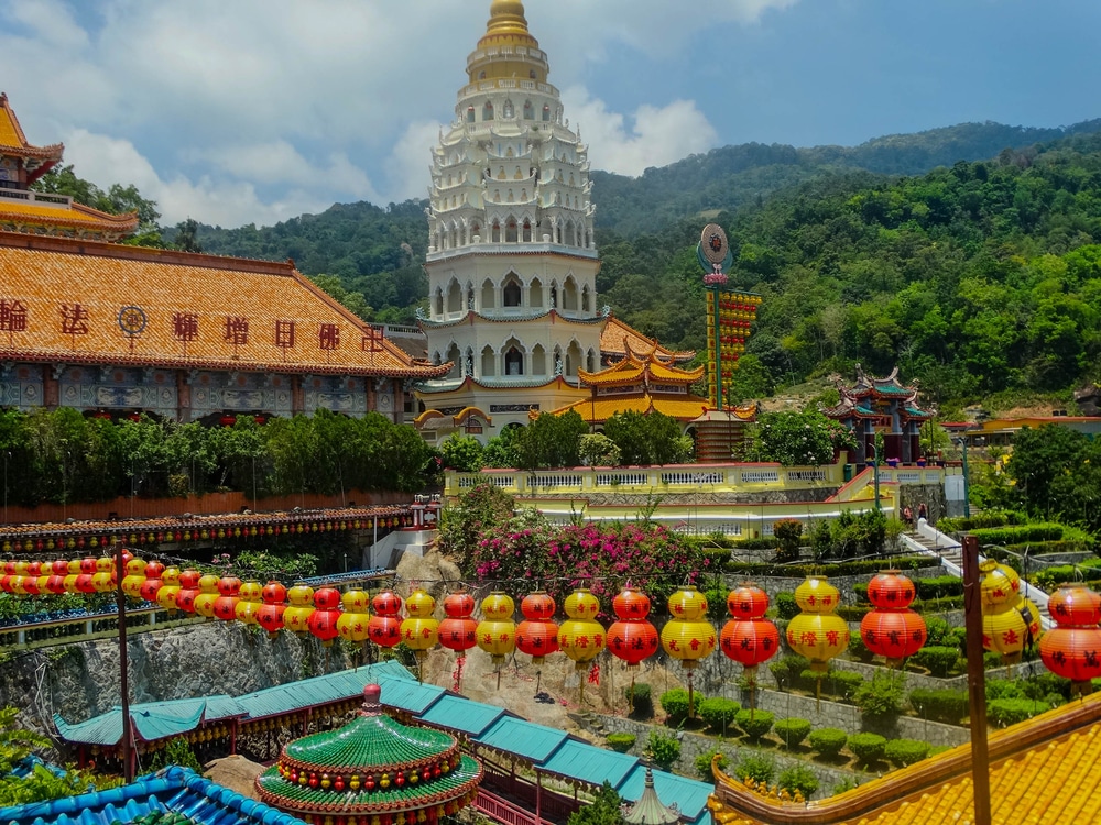 Le temple Kek Lok Si à Penang