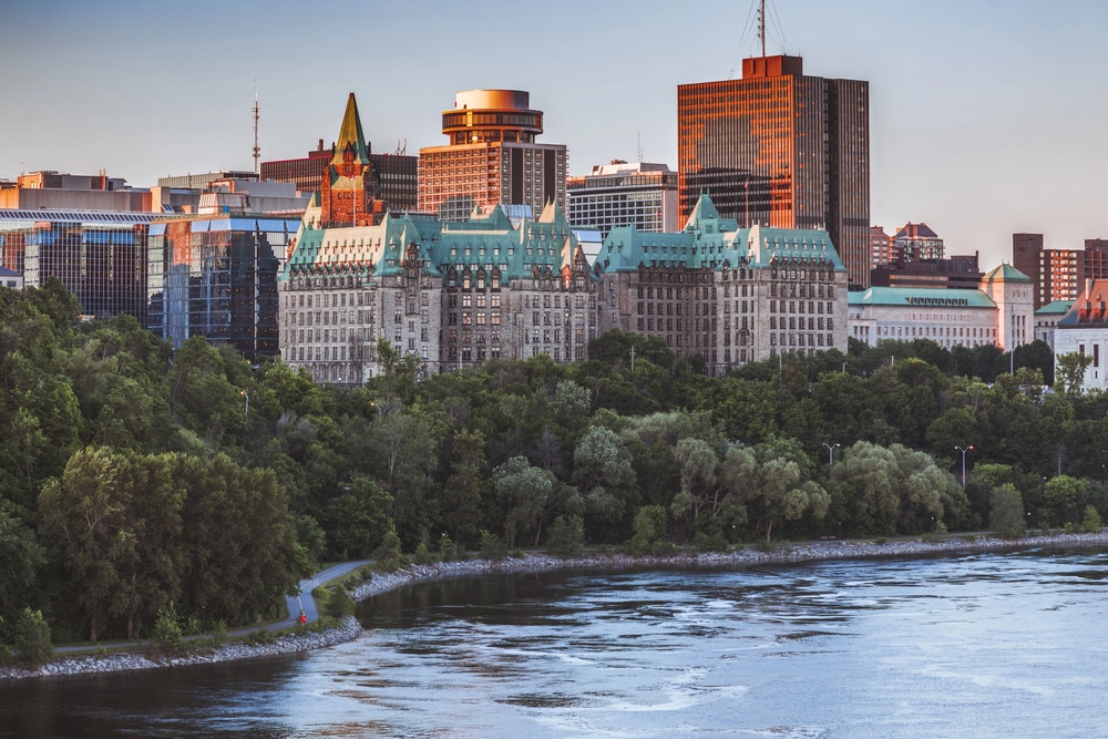 La ville d'Ottawa en Ontario au Canada