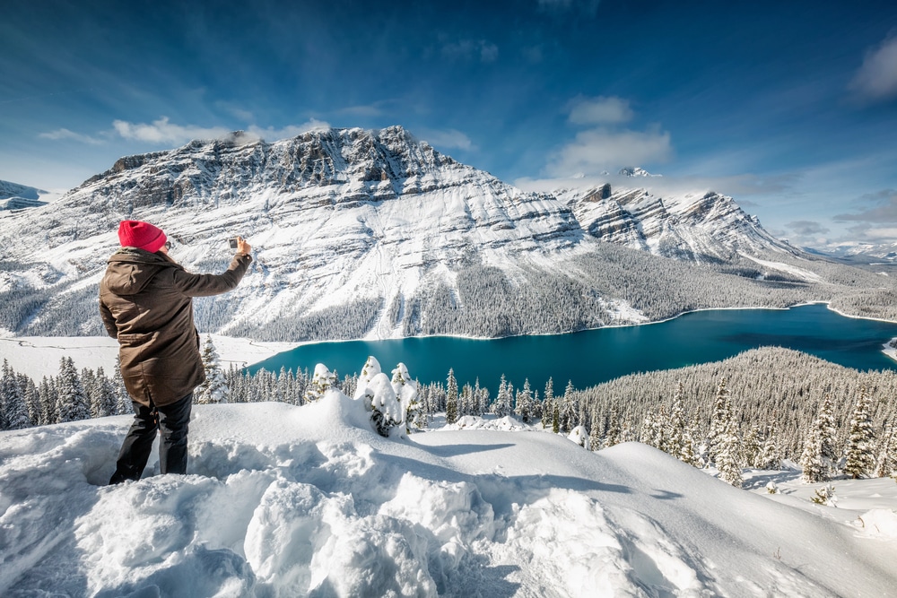 Parc national de Banff en hiver
