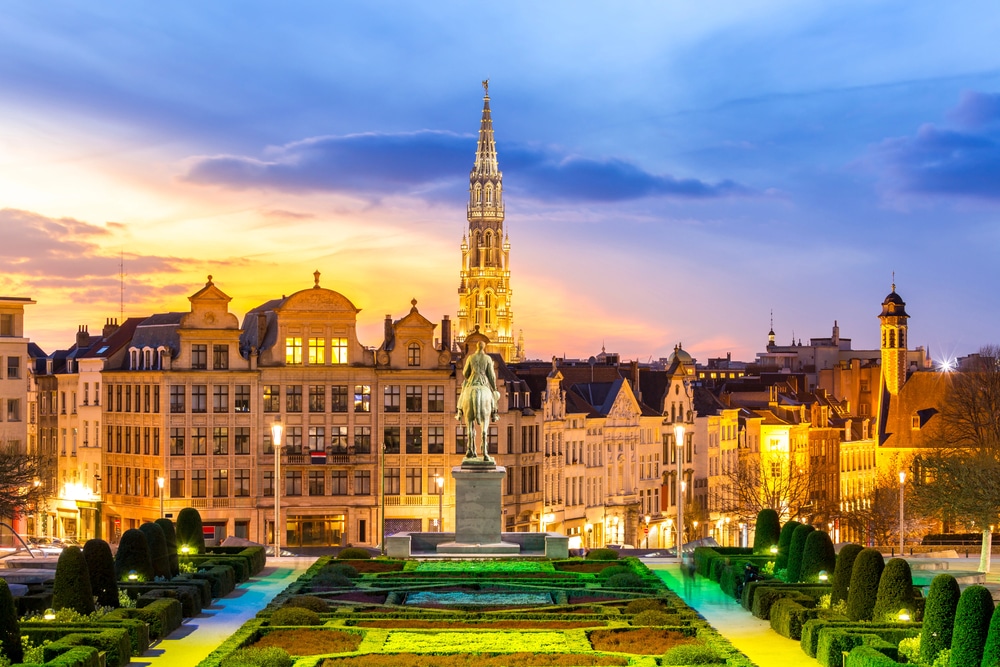 Paysage urbain de Bruxelles en Belgique