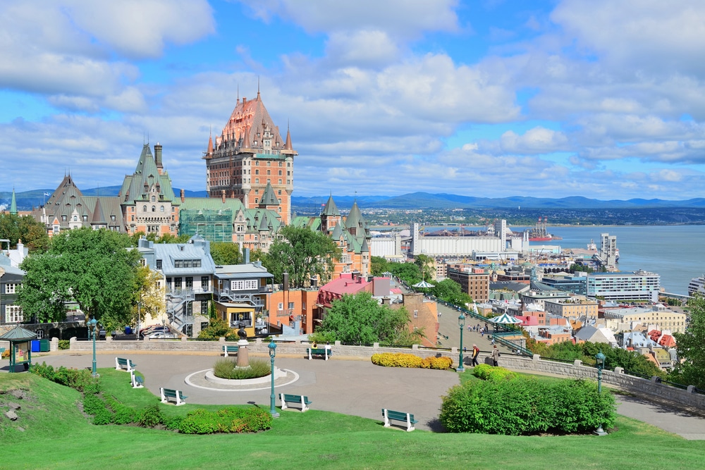 Paysage urbain de la ville de Québec