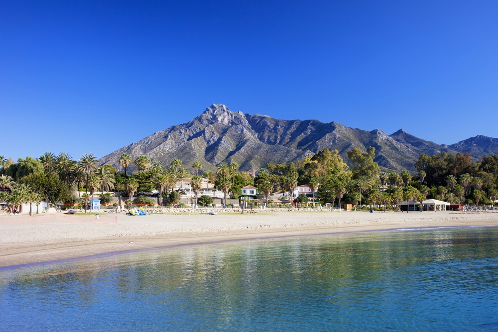 Plage de Marbella sur la Costa del Sol