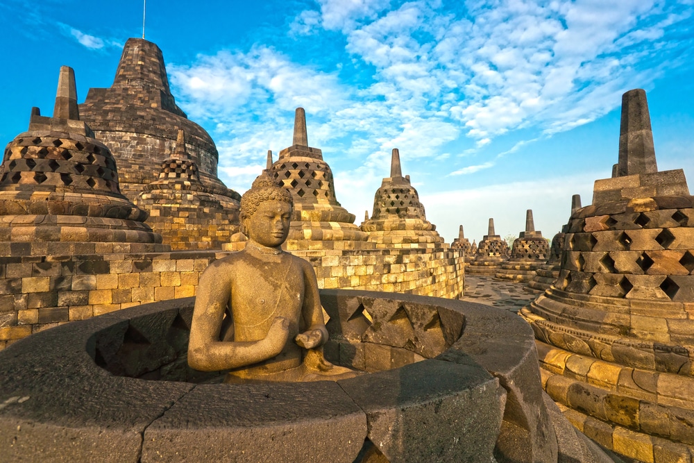 Temple Borobudur, Yogyakarta, Java, Indonésie