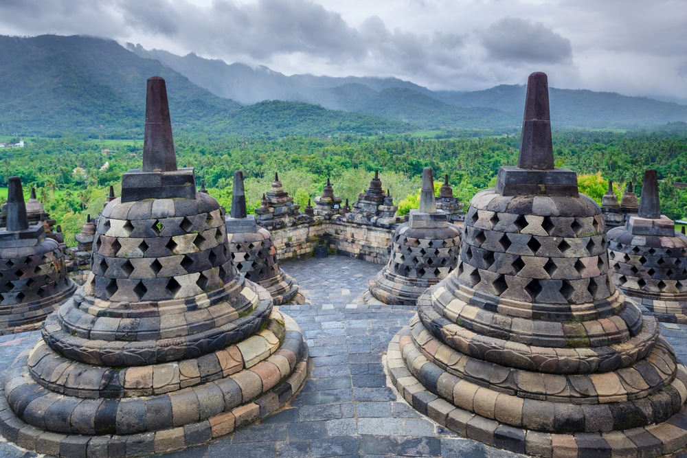Temple bouddhiste de Borobudur à Yogyakarta