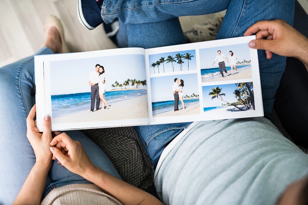 Album photo de voyage papier