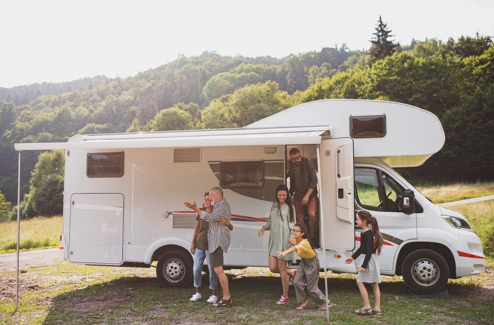 Camping-car en famille