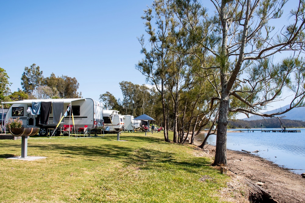 Camping dans les landes