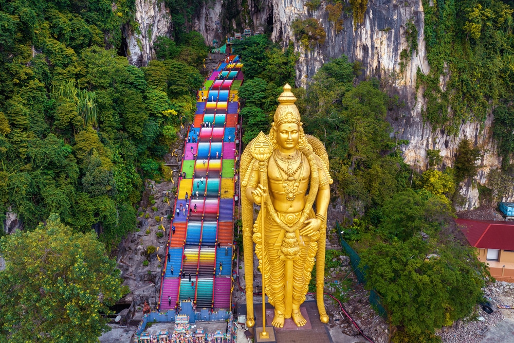 Temple des grottes de Batu à Kuala Lumpur, Malaisie