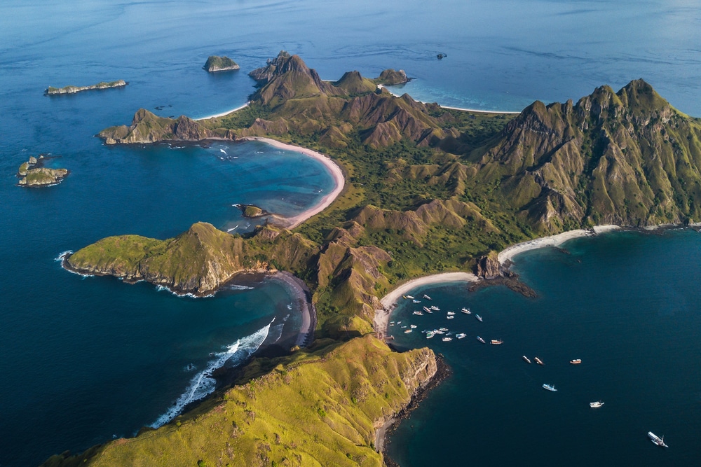 Ile de Pulau Padar dans le parc national de Komodo